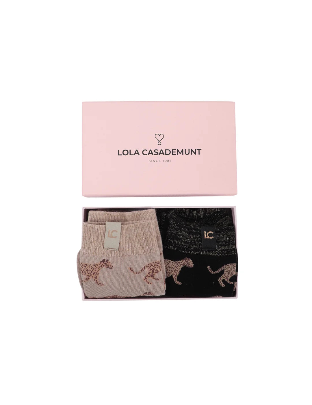 Pack Calcetines Lola Casademunt Leopardo | Bicos de Fío