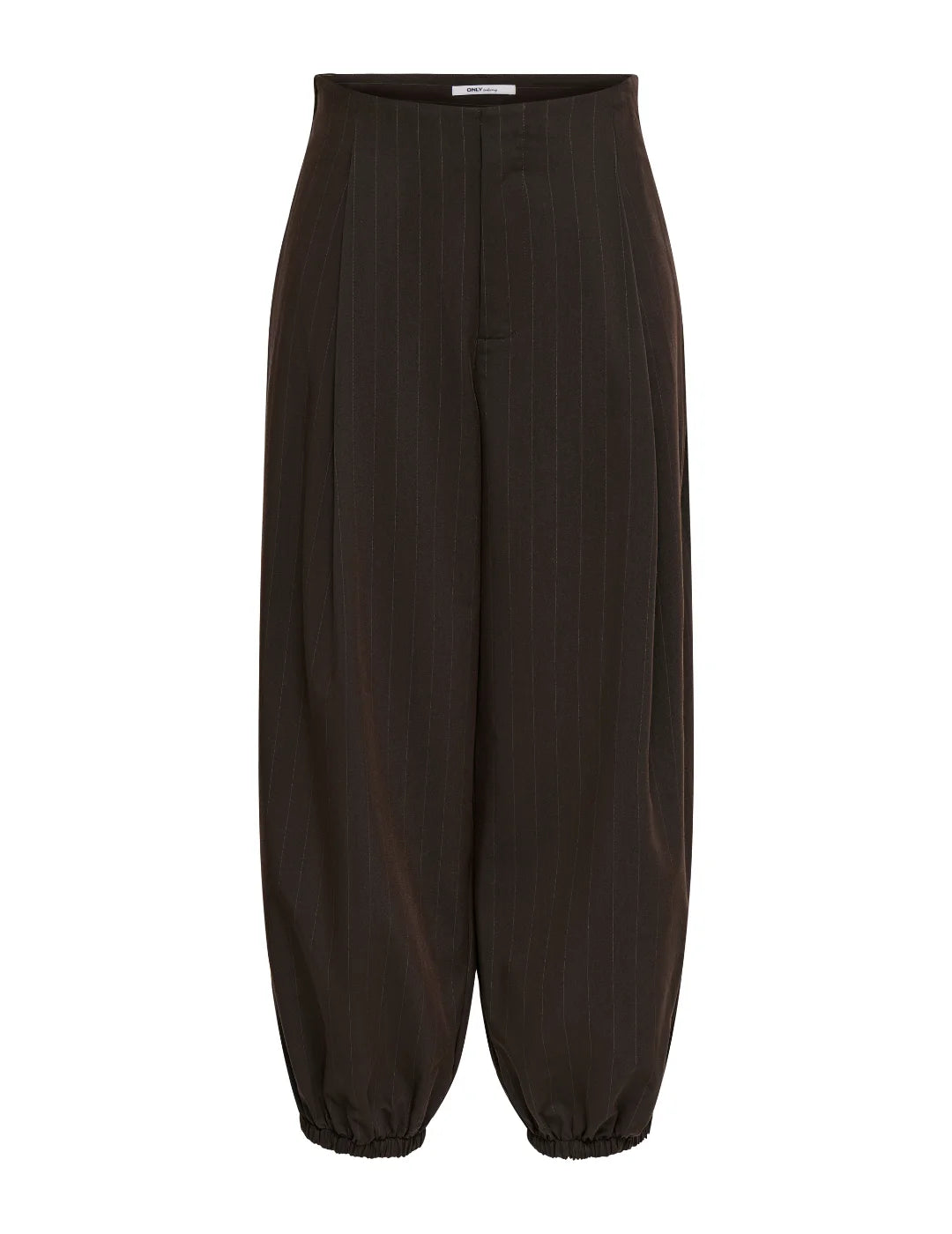 Pantalón Balloon ONLY Rumba Marrón Oscuro | Bicos de Fío