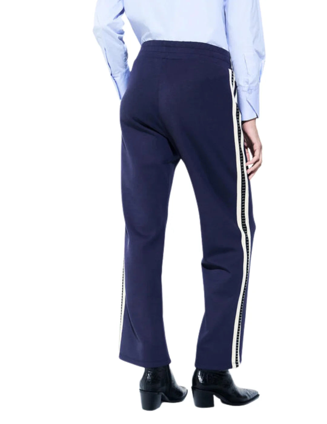 Pantalón Banda Strass Lola Casademunt Azul | Bicos de Fío