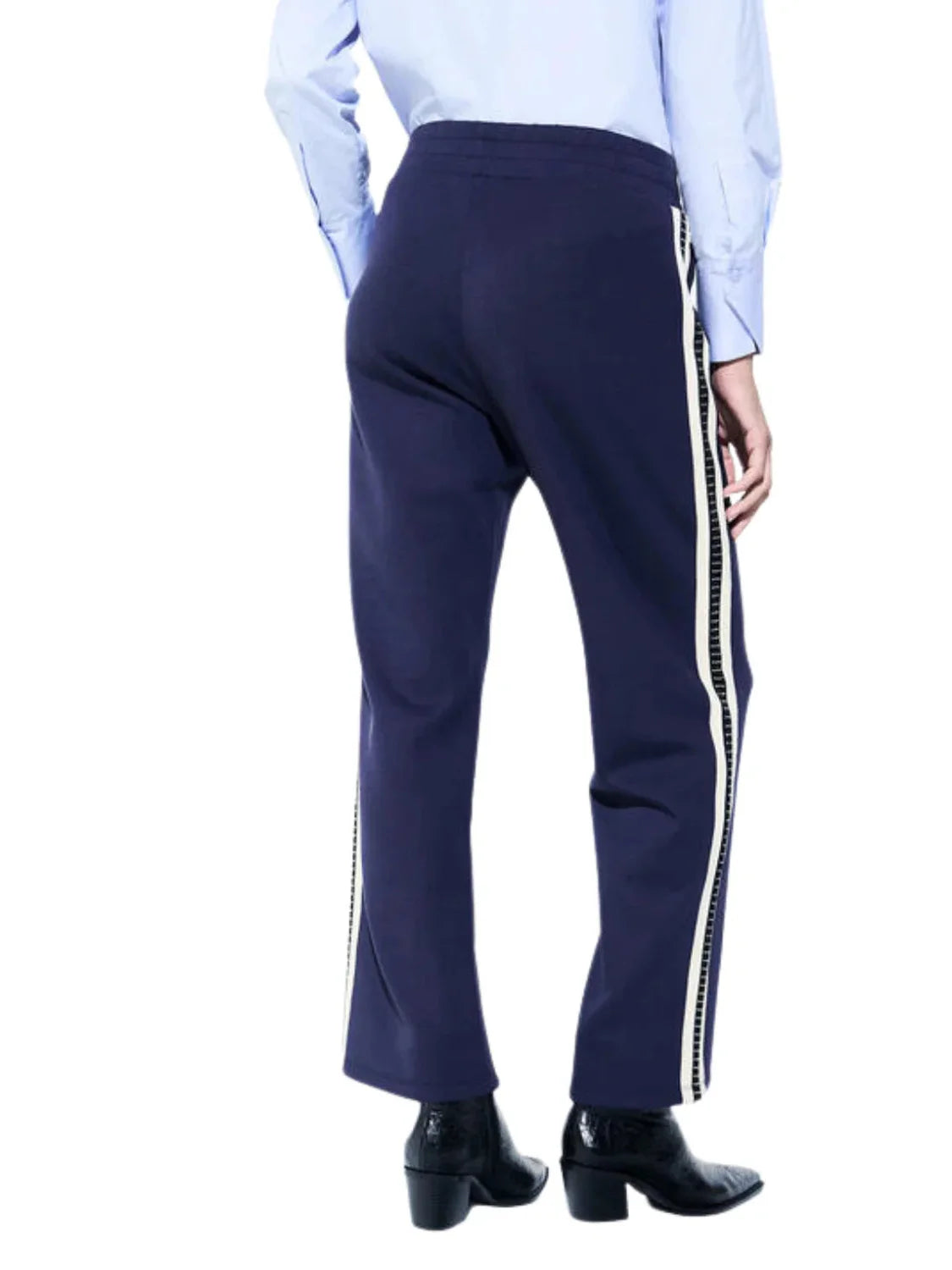 Pantalón Banda Strass Lola Casademunt Azul | Bicos de Fío