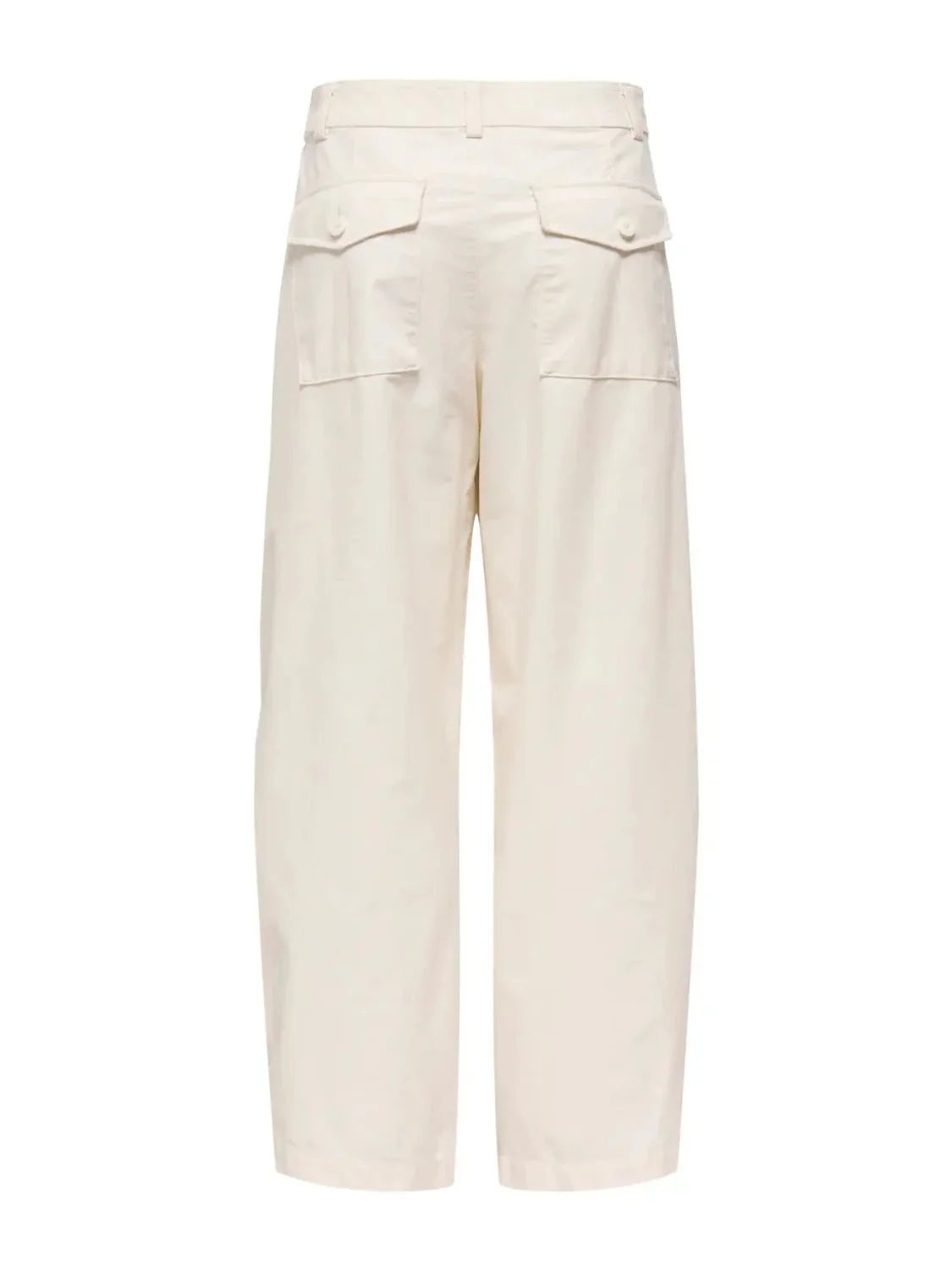 Pantalón Barrel ONLY Clair Beige | Bicos de Fío