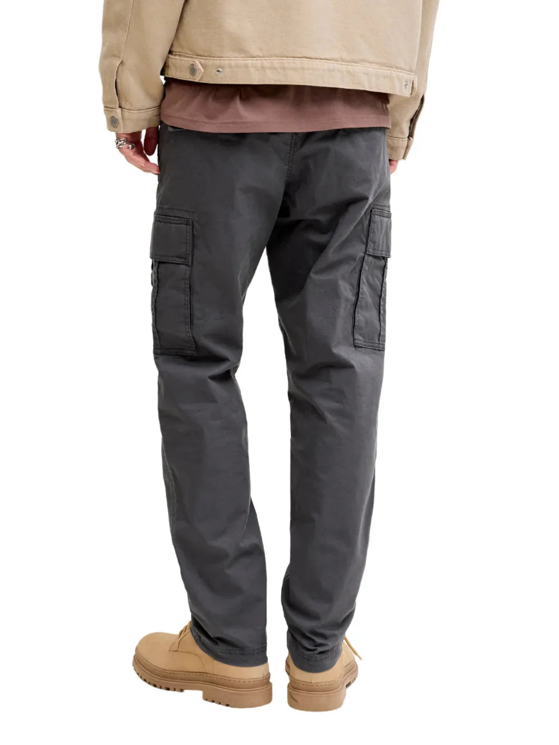 Pantalón Cargo Jack&Jones Kane Frank Asphalt | Bicos de Fío