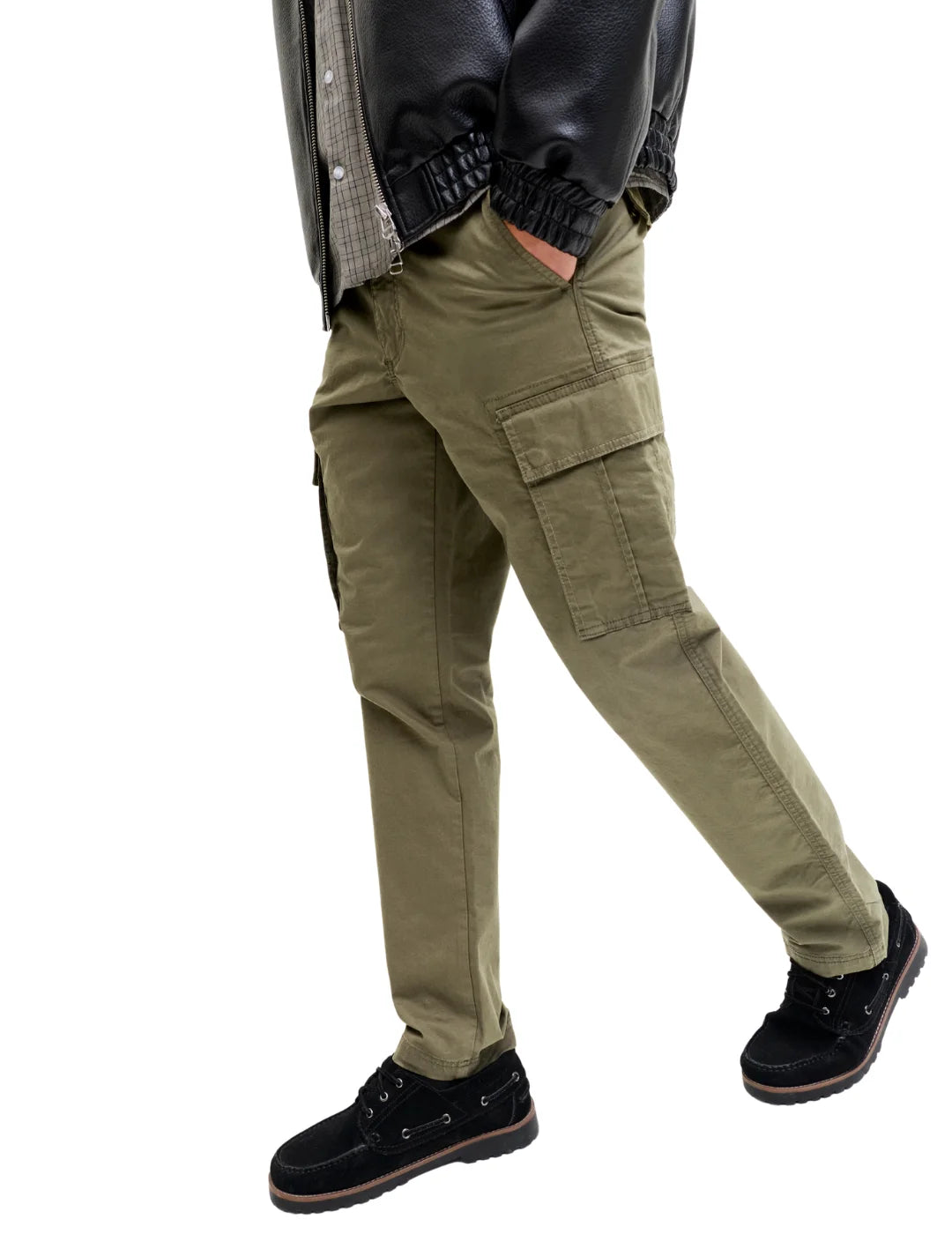 Pantalón Cargo Jack&Jones Kane Frank Oliva | Bicos de Fío