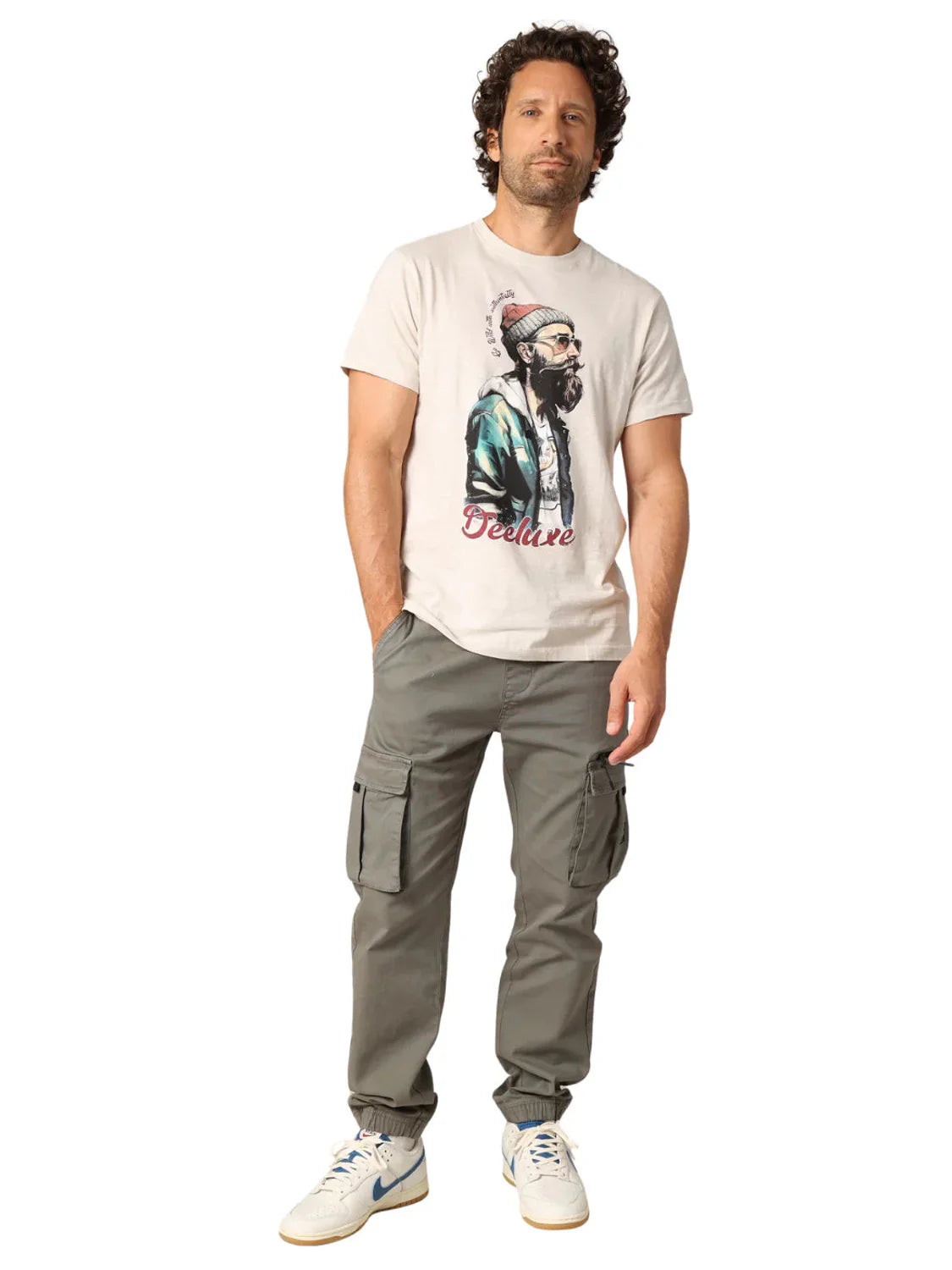 Pantalón Cargo DEELUXE Monroe Verde | Bicos de Fío