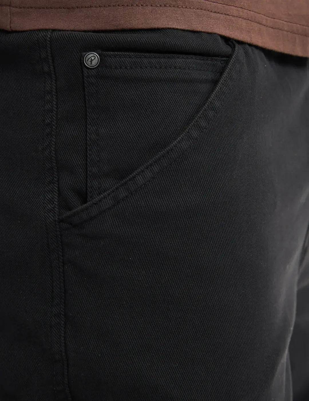 Pantalón Cargo Petrol Industries Negro | Bicos de Fío