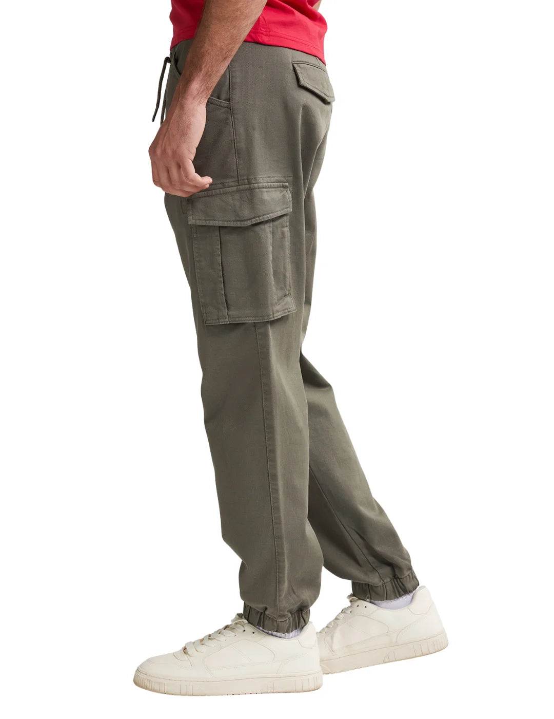 Pantalón Cargo Petrol Industries Verde | Bicos de Fío