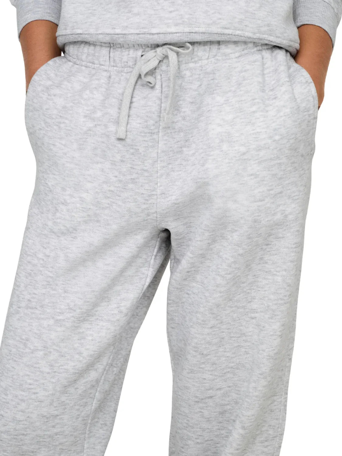 Pantalón Chándal Straight ONLY Best Gris | Bicos de Fío 