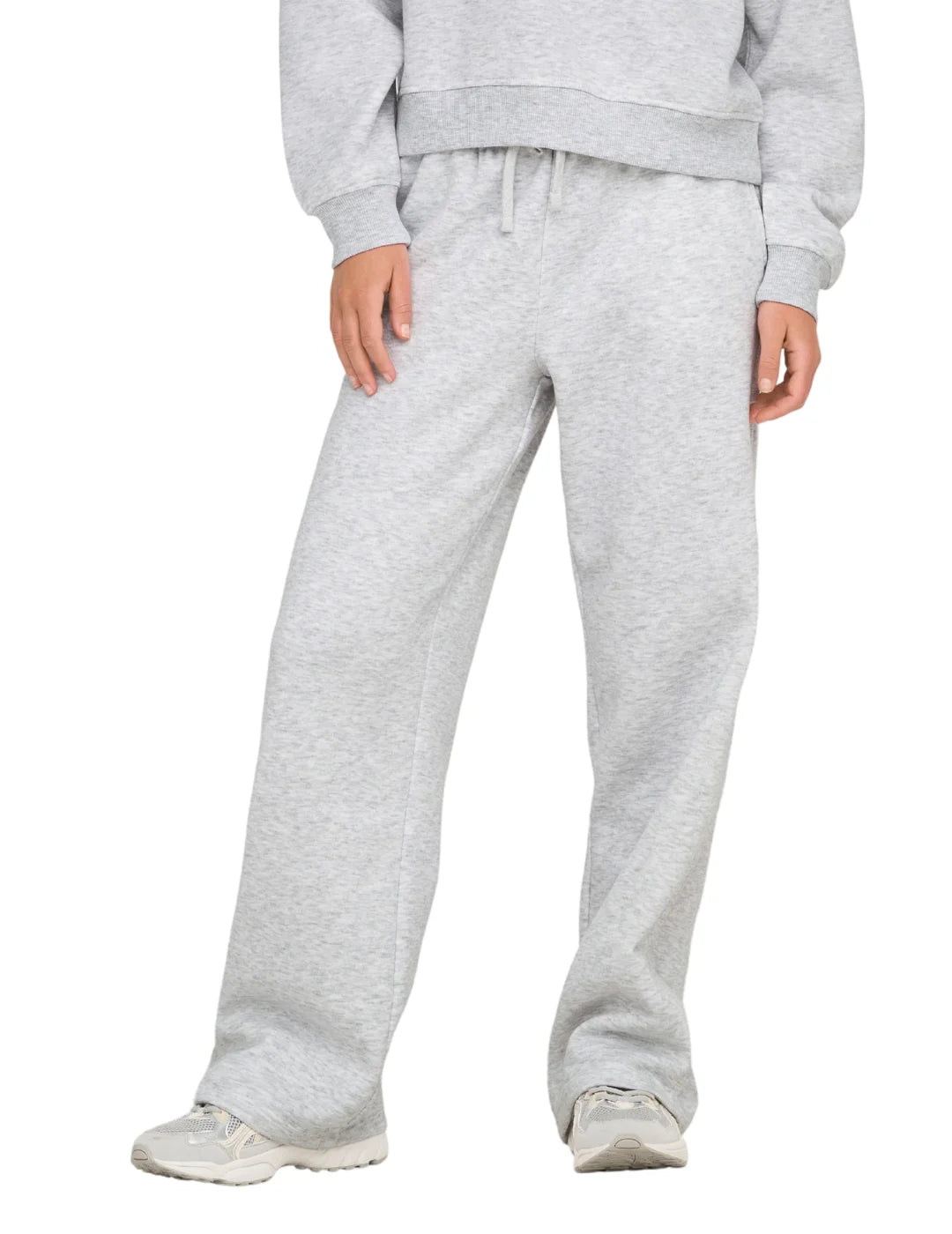 Pantalón Chándal Straight ONLY Best Gris | Bicos de Fío 