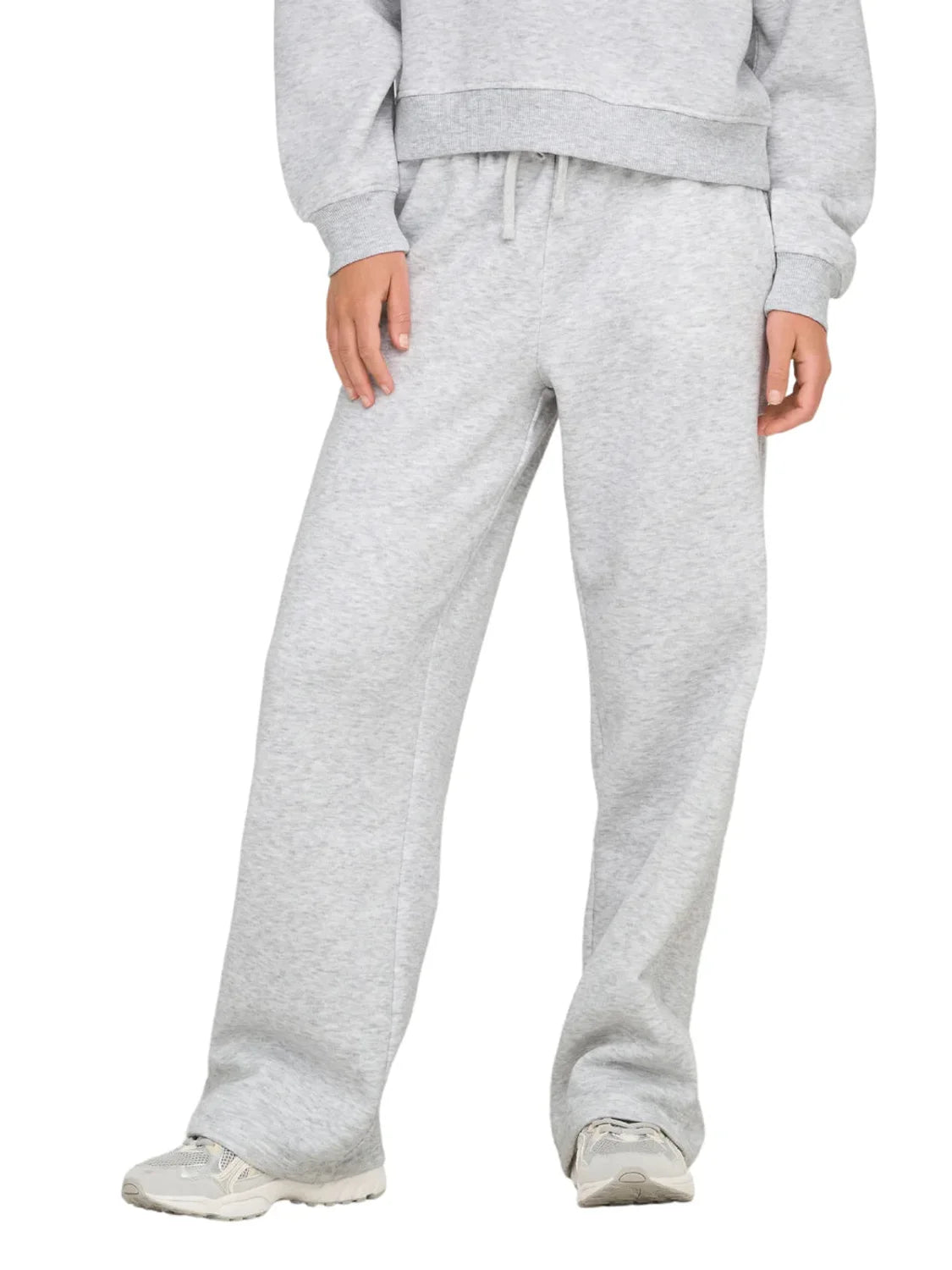 Pantalón Chándal Straight ONLY Best Gris | Bicos de Fío 