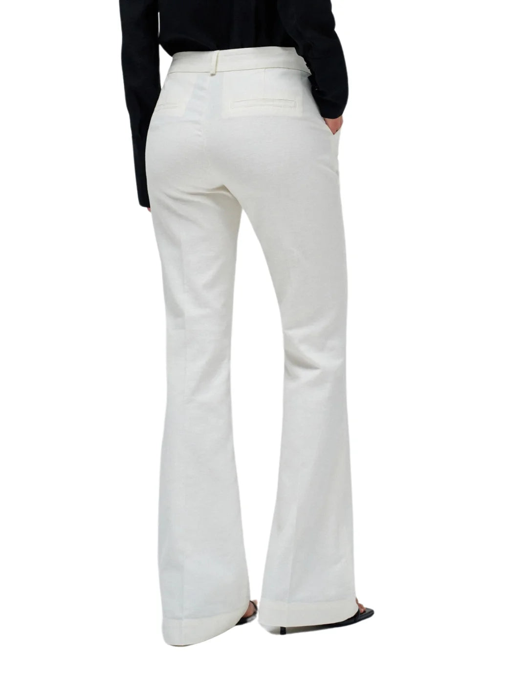 Pantalón Chino Flare Lino Salsa Jeans Crudo | Bicos de Fío