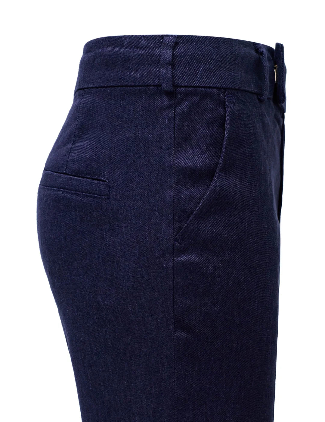 Pantalón Chino Flare Lino Salsa Jeans Azul Oscuro | Bicos de Fío