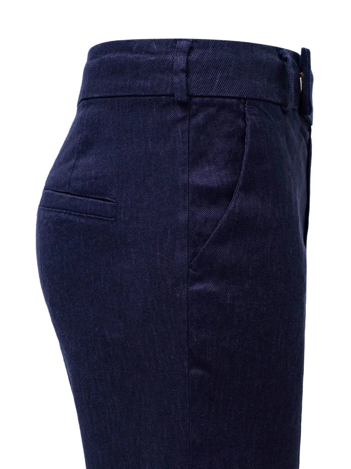 Pantalón Chino Flare Lino Salsa Jeans Azul Oscuro | Bicos de Fío