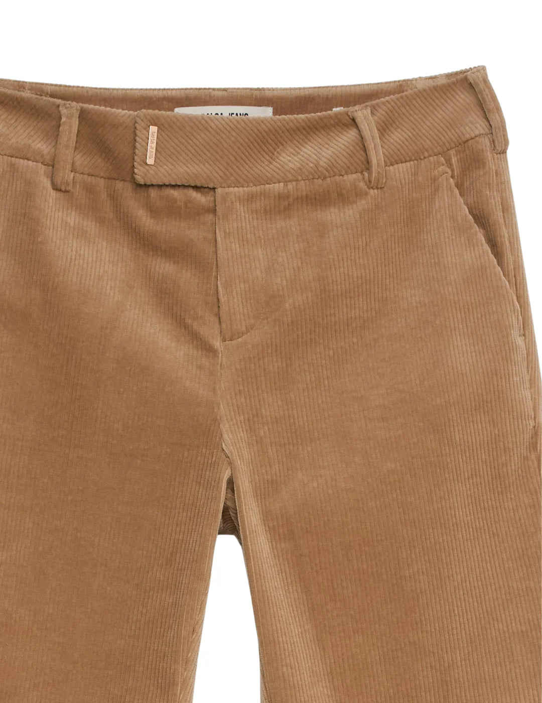 Pantalón Chino Flare Salsa Jeans Pana Marrón | Bicos de Fío