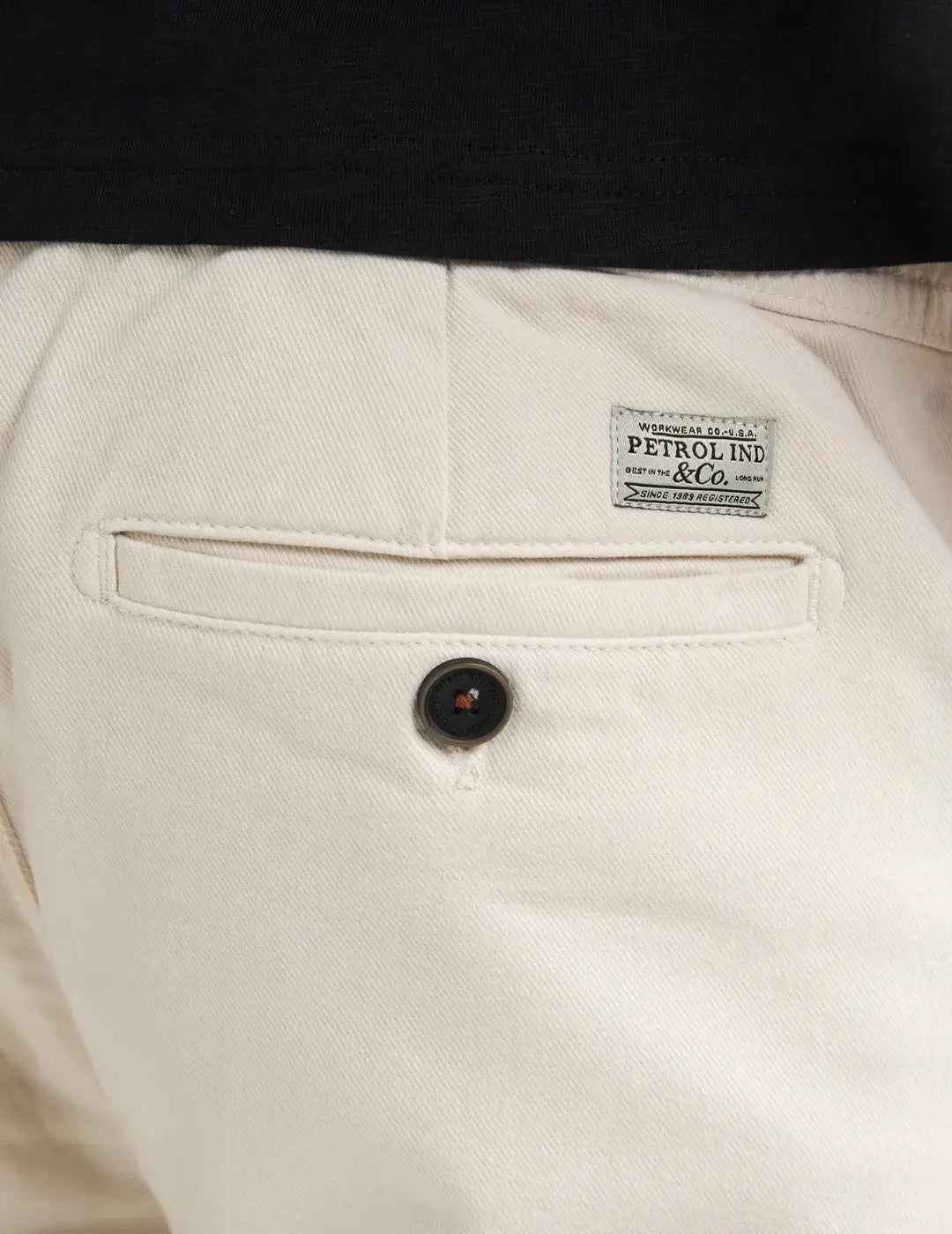 Pantalón Sarga Petrol Industries Crudo | Bicos de Fío