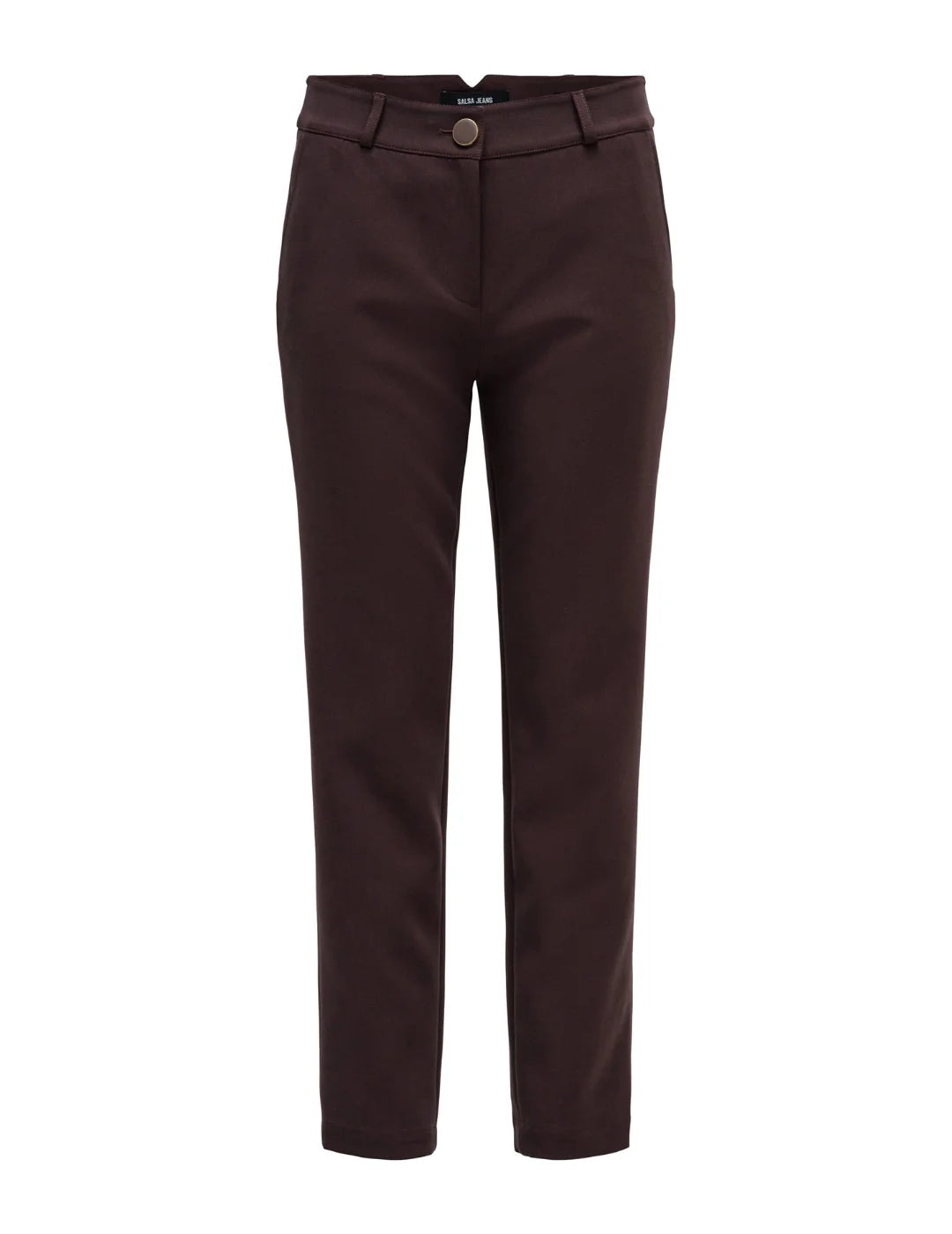 Pantalón Chino Slim Fit Salsa Jeans Marrón | Bicos de Fío