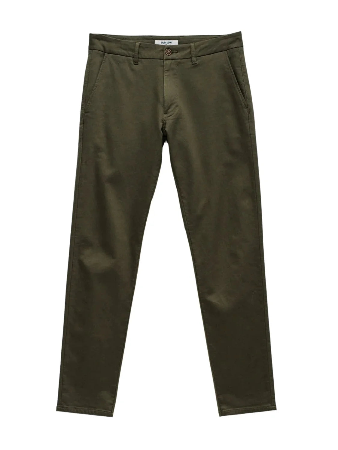 Pantalón Chino Slim Salsa Jeans S-Activ Verde | Bicos de Fío