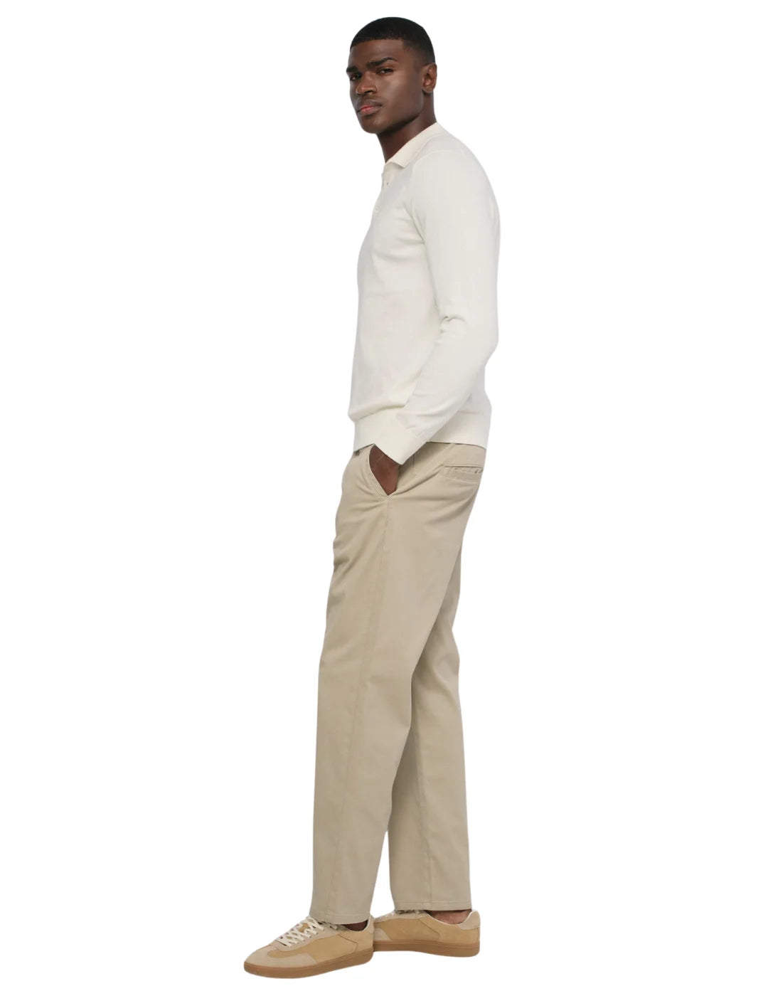 Pantalón Chino Straight Salsa Jeans Arena | Bicos de Fío