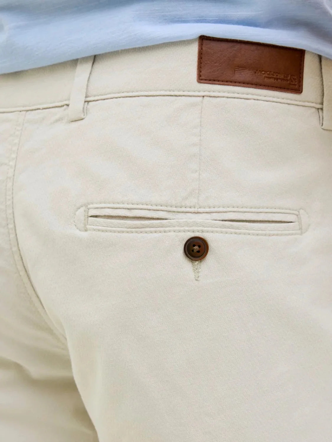 Pantalón Corto Chino Jack&Jones Fury Gris Glaciar | Bicos de Fío