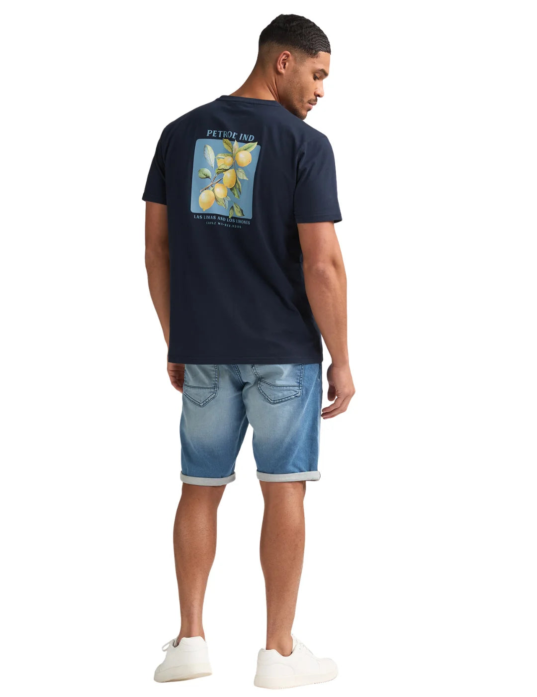 Pantalón Corto Petrol Industries Jackson Medium Indigo | Bicos de Fío