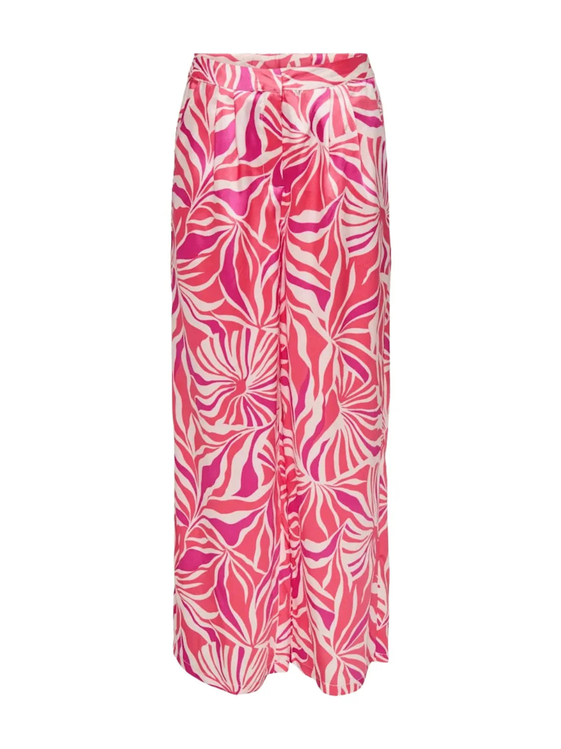 Pantalón Fluido Estampado ONLY Paula Rosa -  Bicos de Fío