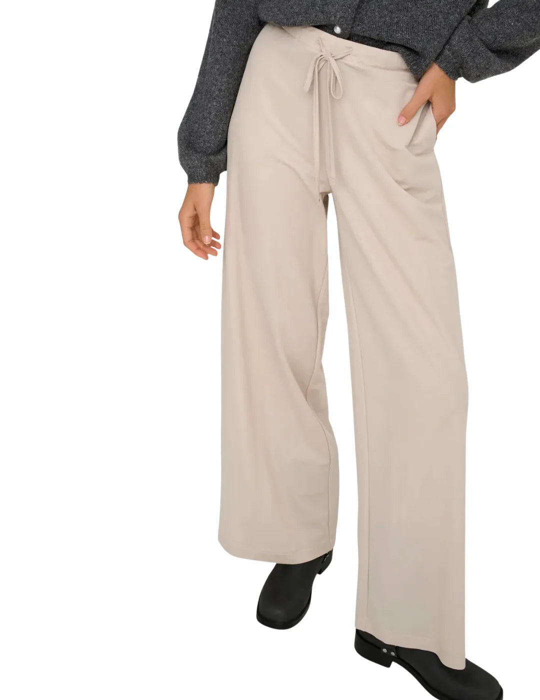 Pantalón Loose ONLY Sakura Beige | Bicos de Fío