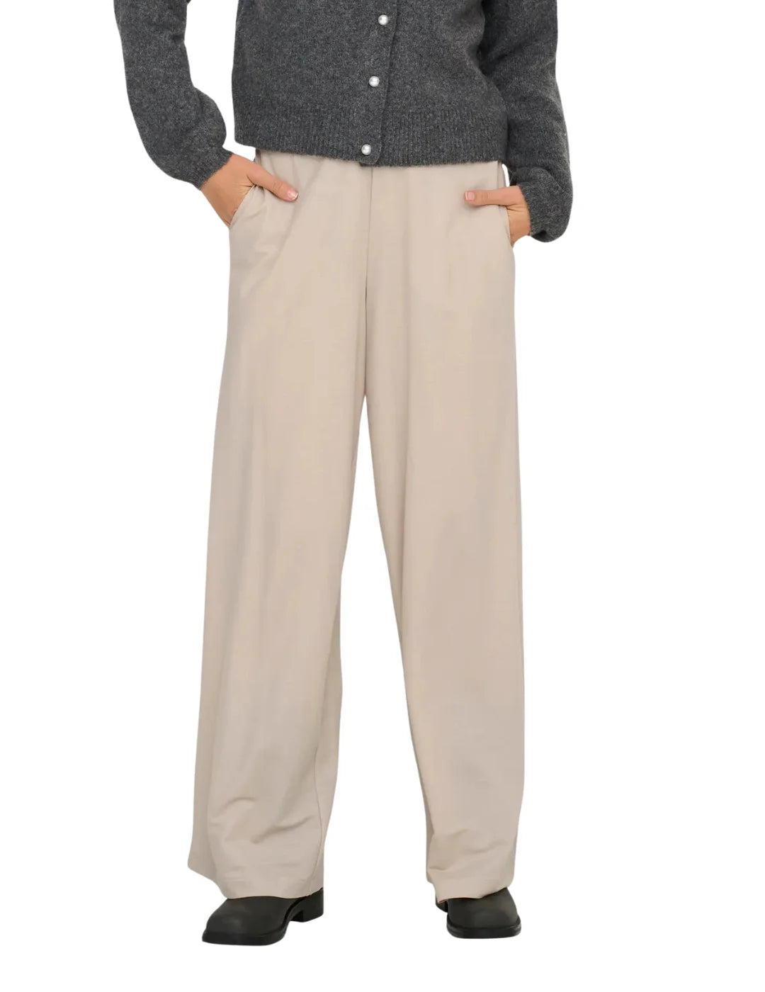 Pantalón Loose ONLY Sakura Beige | Bicos de Fío