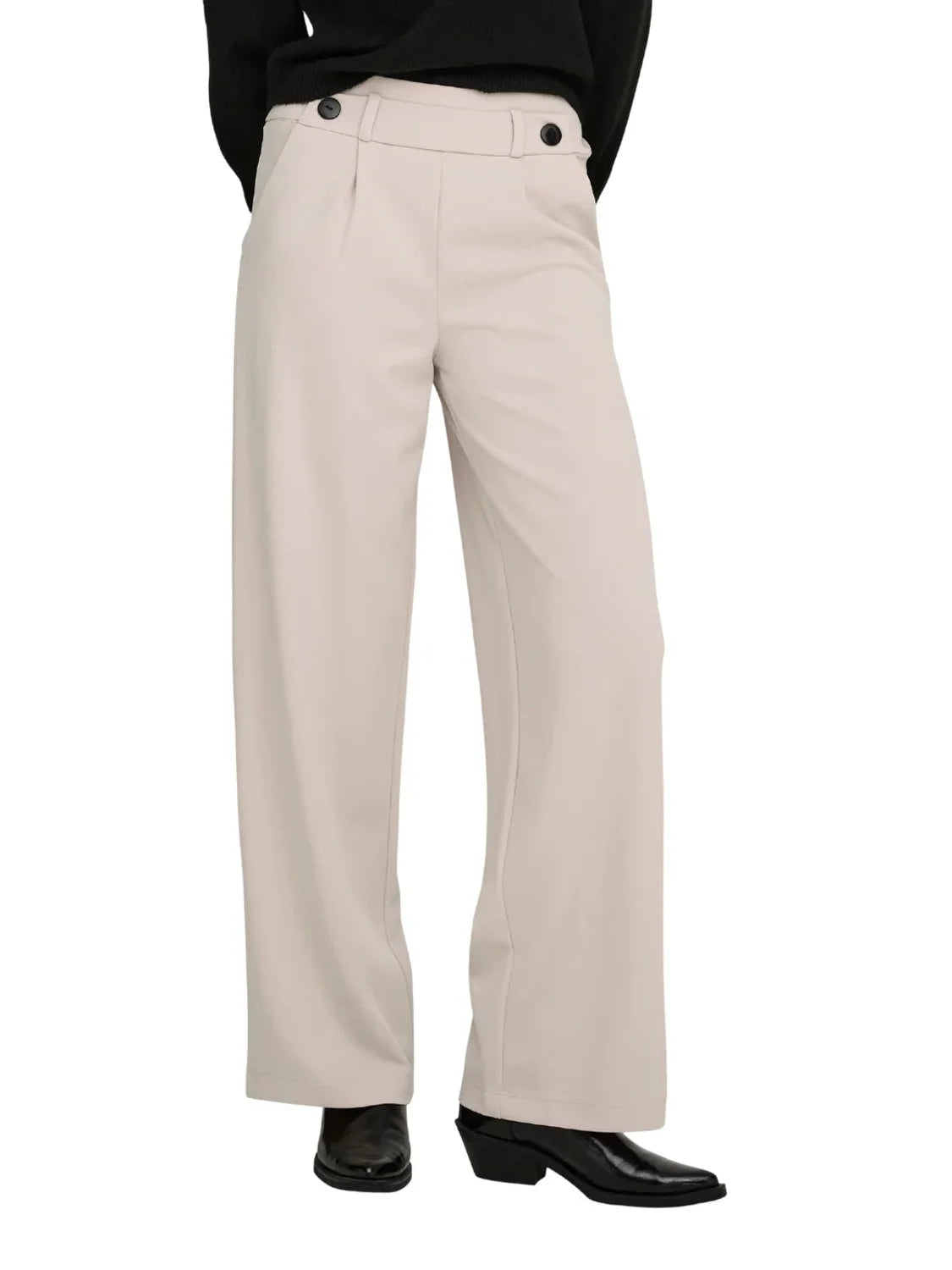 Pantalón Ancho JDY Geggo Chateau Gray | Bicos de Fío
