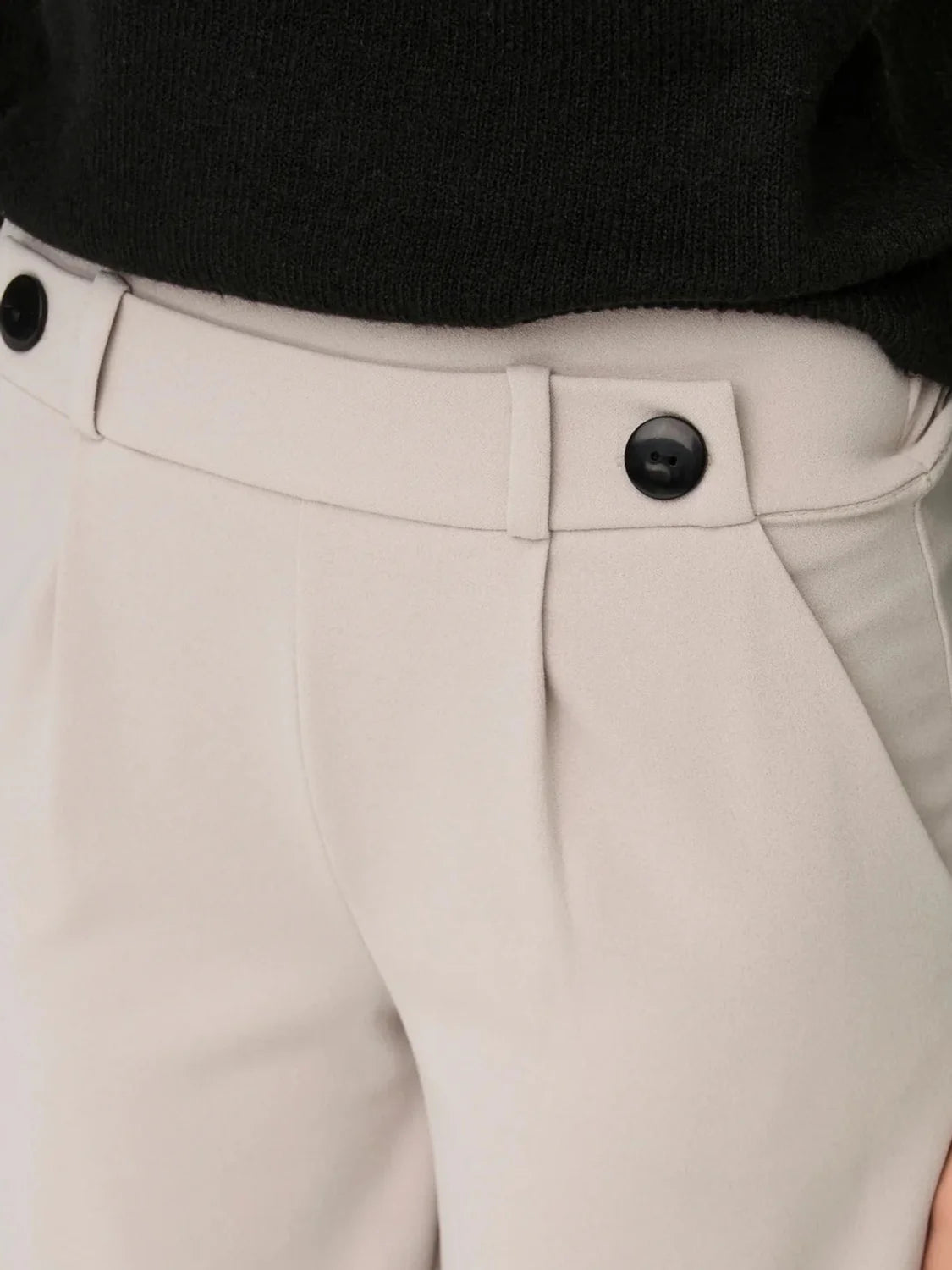 Pantalón Ancho JDY Geggo Chateau Gray | Bicos de Fío