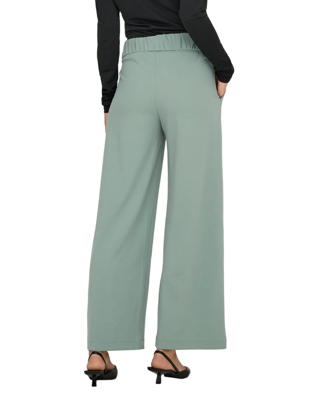 Pantalón Ancho JDY Geggo Chinois Green | Bicos de Fío