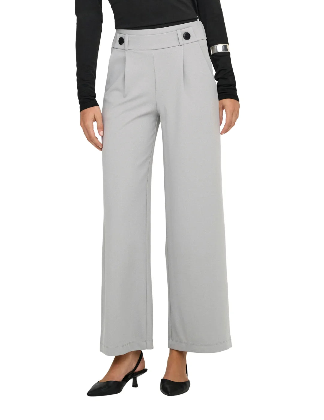 Pantalón Ancho JDY Geggo Ultimate Grey | Bicos de Fío