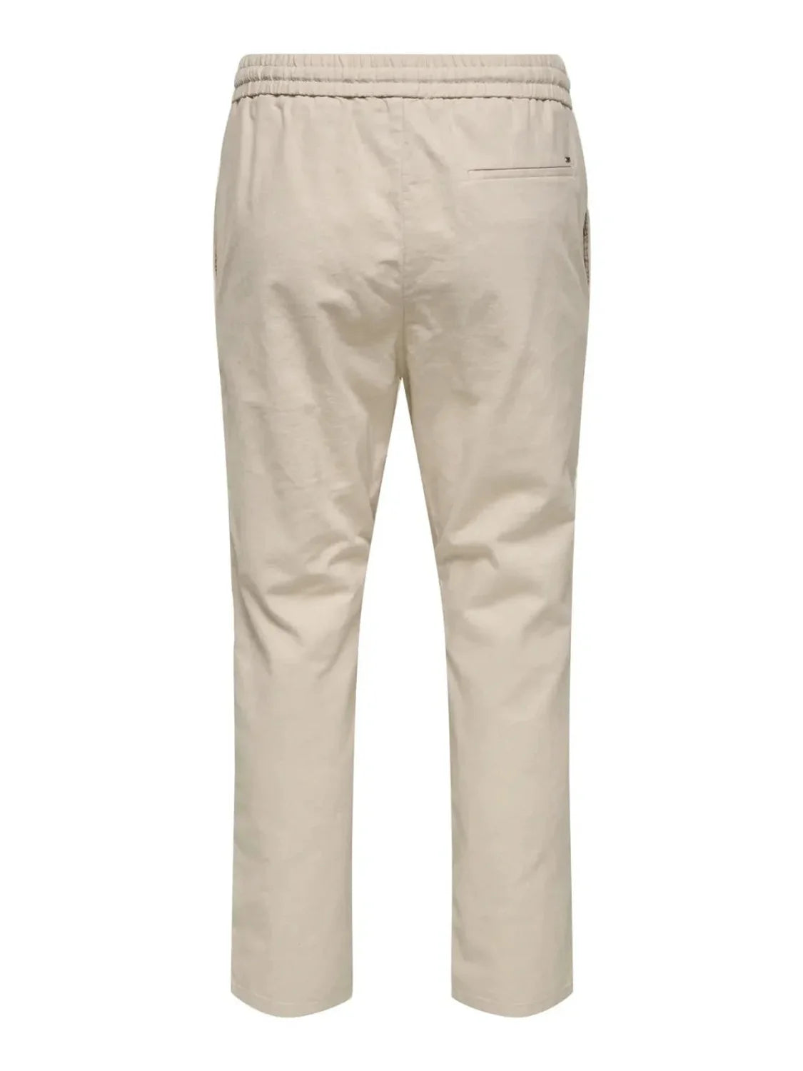 Pantalón ONLY&SONS Linus Crop 0007 Beige | Bicos de Fío