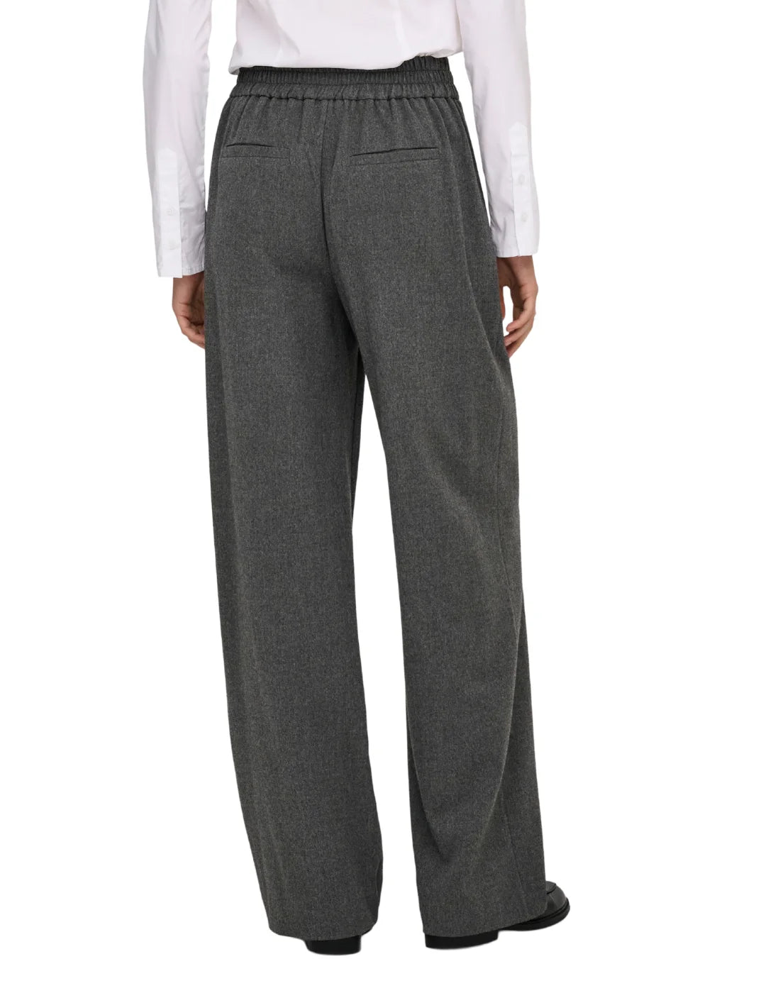 Pantalón Ancho ONLY Gia Gris | Bicos de Fío