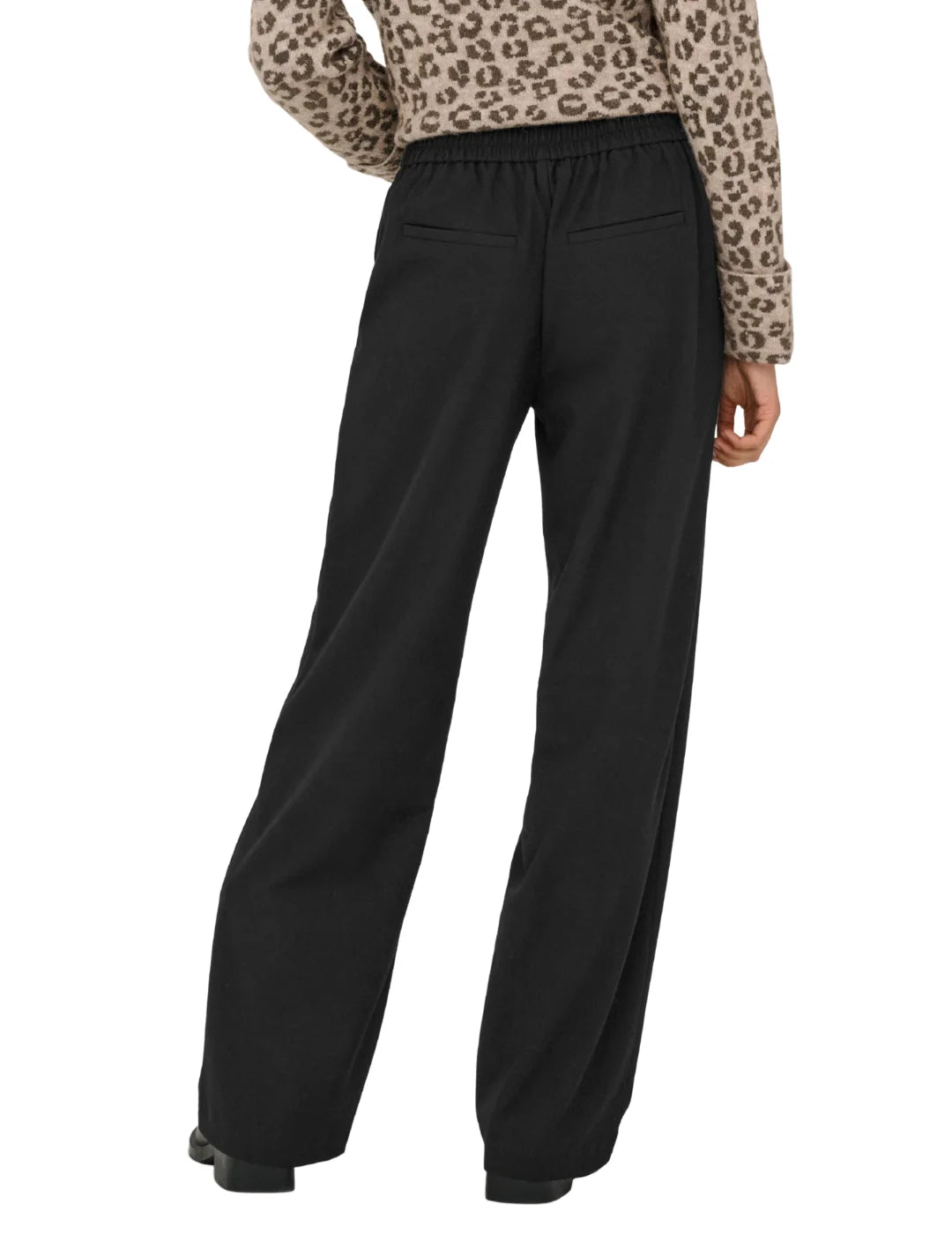Pantalón Ancho ONLY Gia Negro | Bicos de Fío