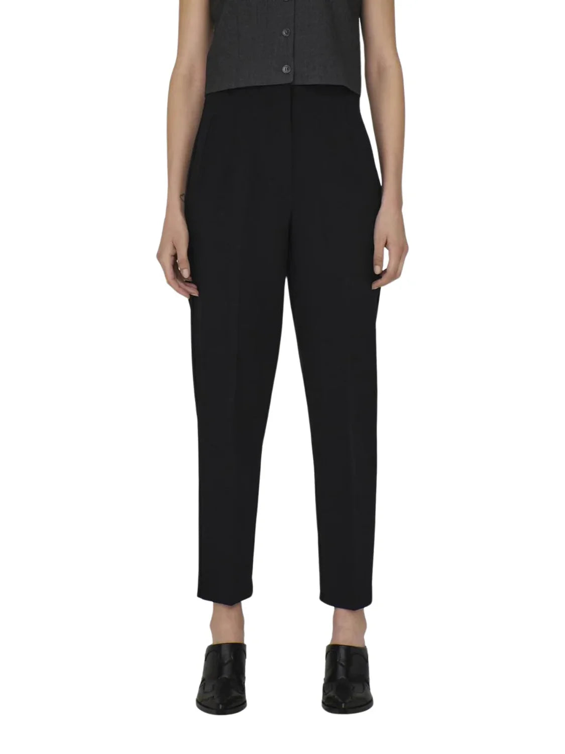 Pantalón Pinzas ONLY Raven Negro | Bicos de Fío