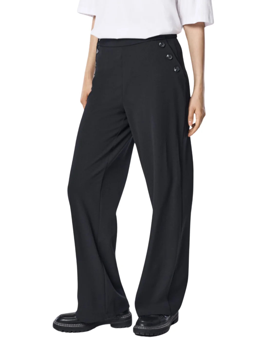 Pantalón ONLY Rina Negro | Bicos de Fío
