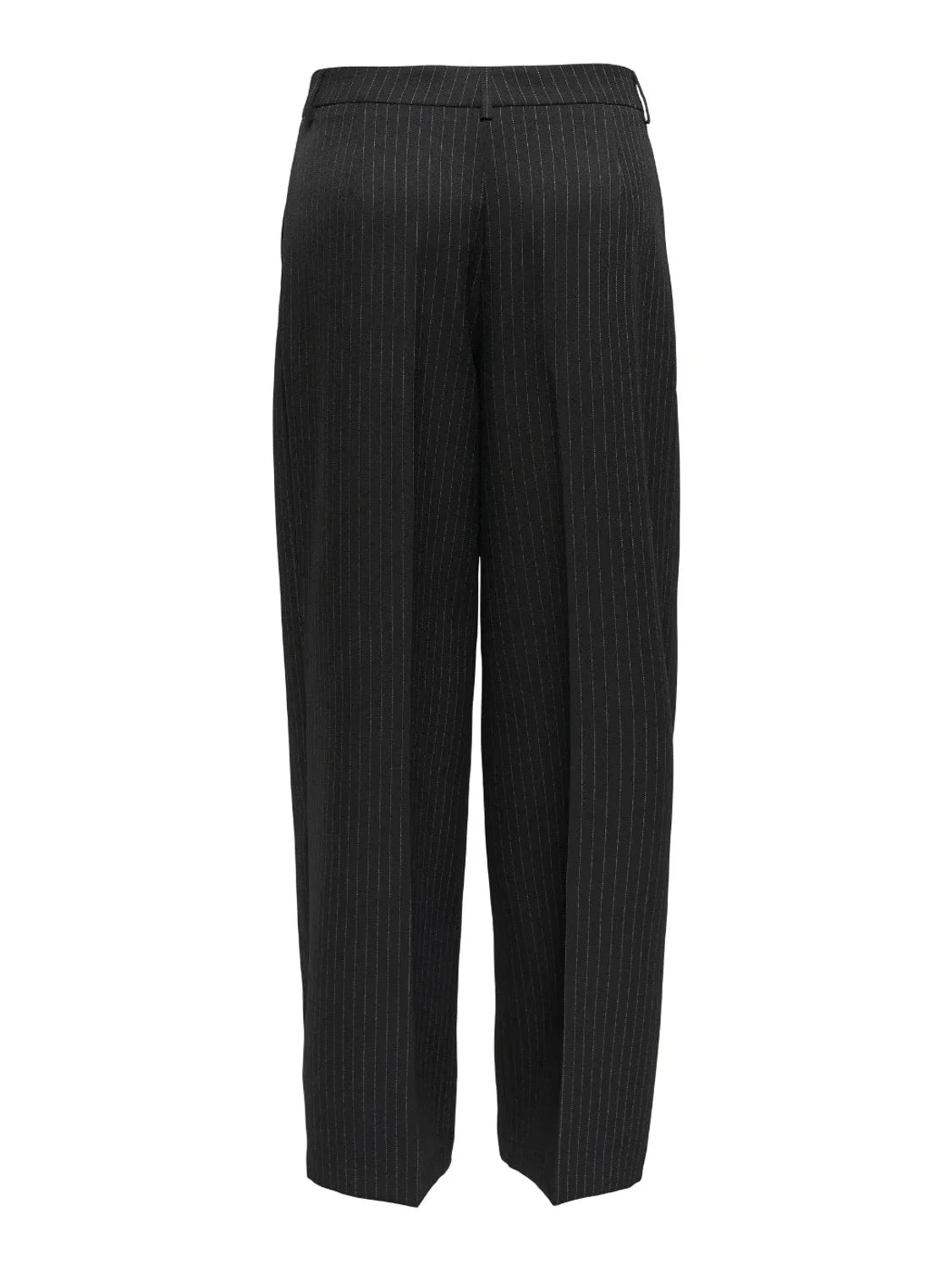 Pantalón Pinzas ONLY Reina Rayas Negro | Bicos de Fío