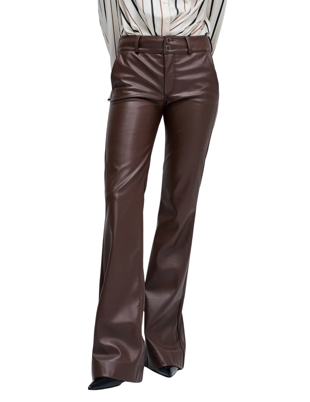 Chino Secret Push In Flare Salsa Jeans Marrón | Bicos de Fío