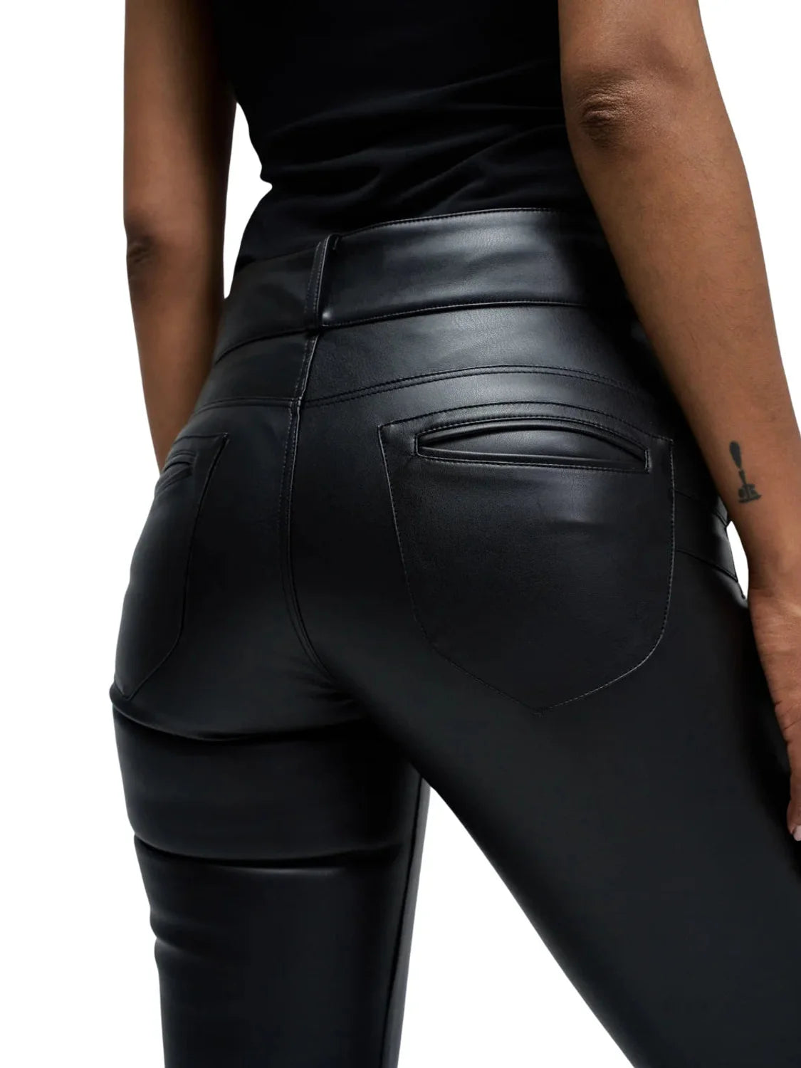 Chino Secret Push In Flare Salsa Jeans Negro | Bicos de Fío