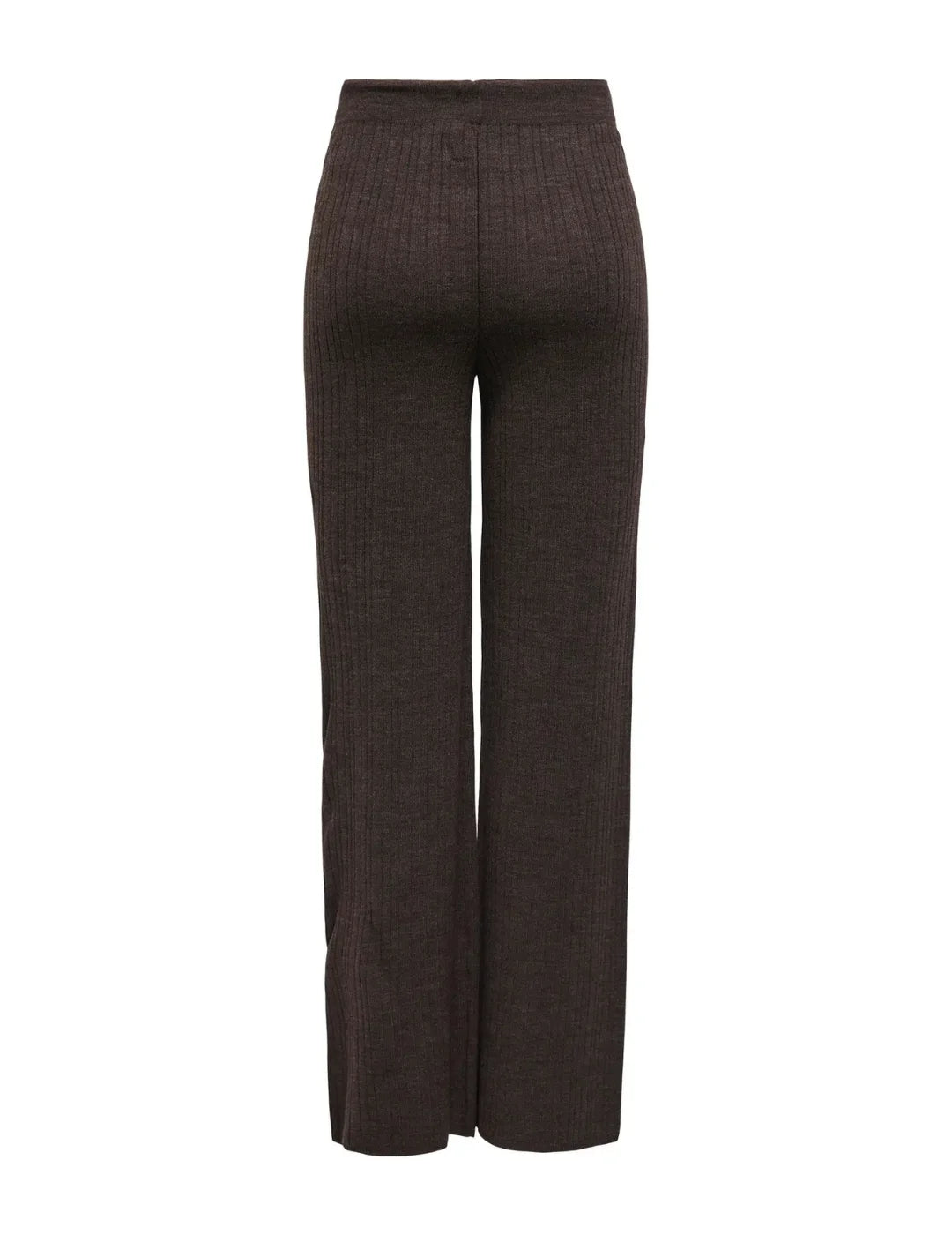Pantalón Punto ONLY Thea Chocolate | Bicos de Fío