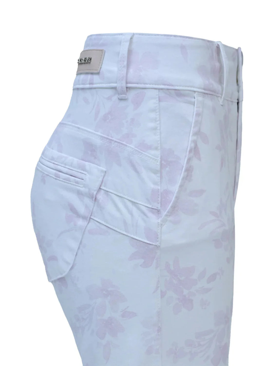 Pantalón Chino Secret Salsa Jeans Print Flores | Bicos de Fío