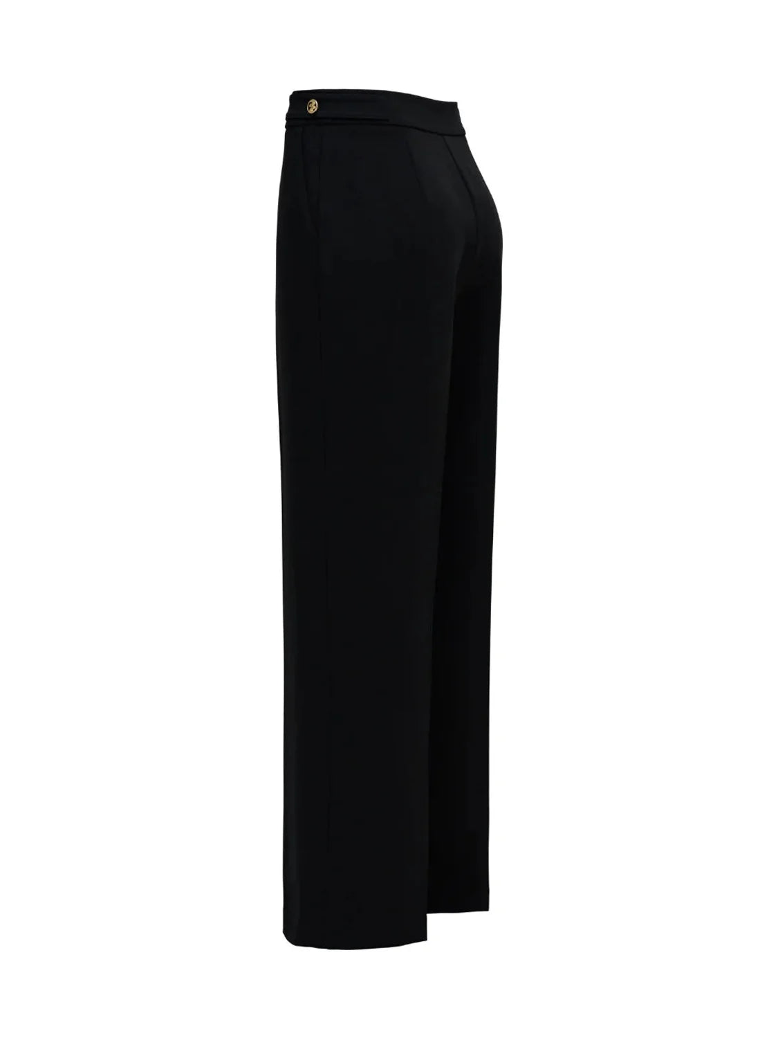 Pantalones Tela Straight Salsa Jeans Negro | Bicos de Fío