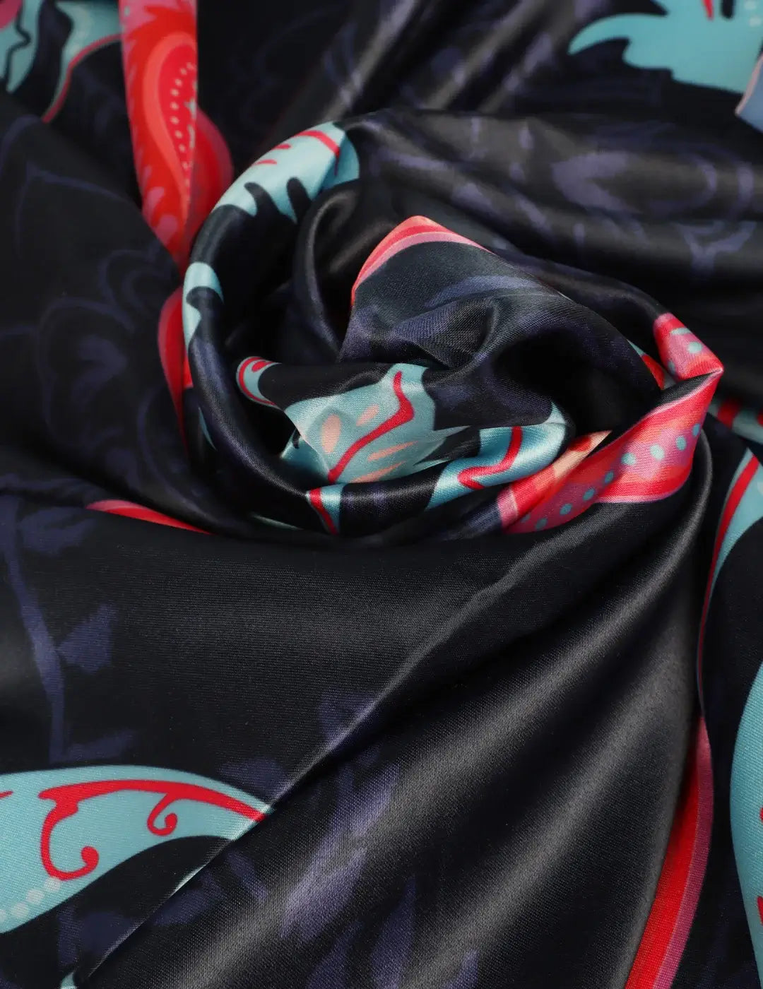 Pañuelo Estampado Paisley Lola Casademunt Azul | Bicos de Fío