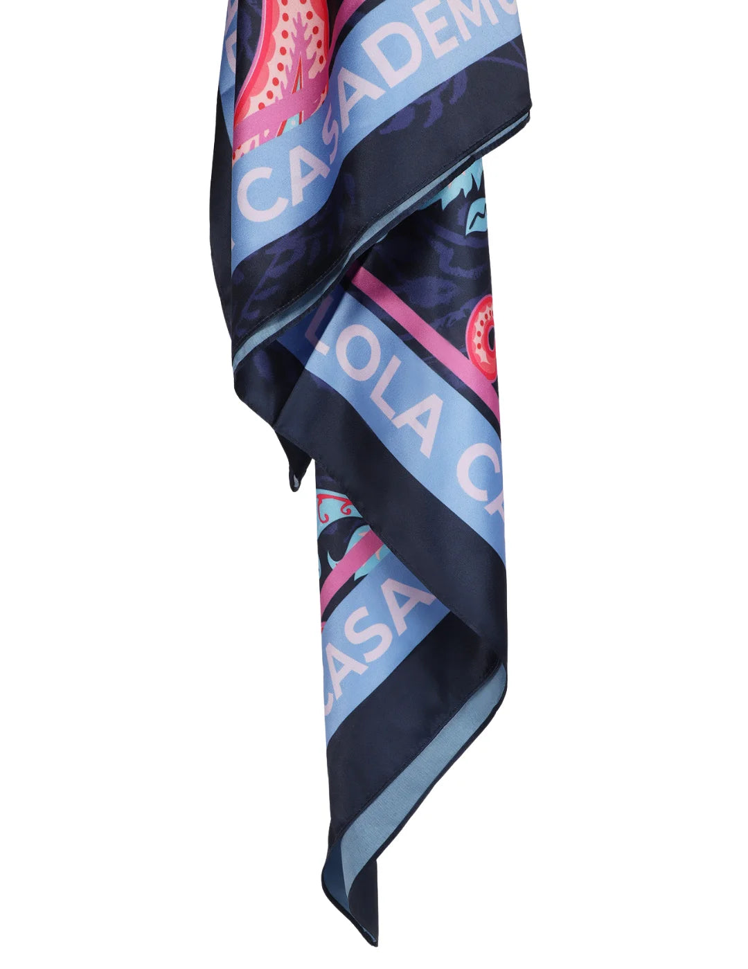 Pañuelo Estampado Paisley Lola Casademunt Azul | Bicos de Fío