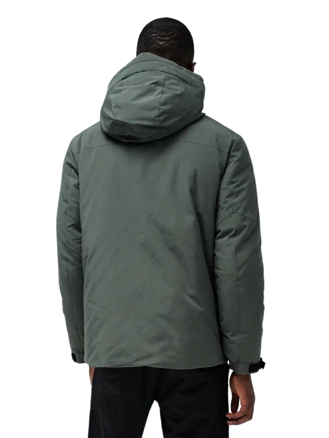 Parka Con Capucha Salsa Jeans Verde | Bicos de Fío