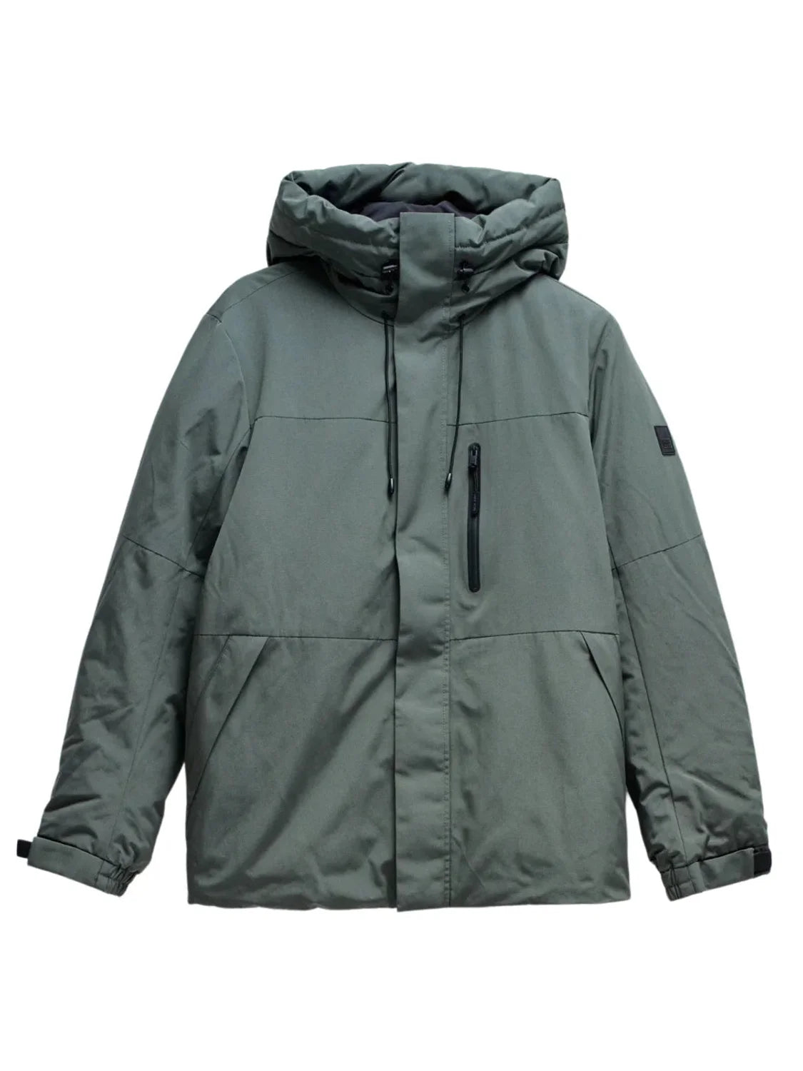 Parka Con Capucha Salsa Jeans Verde | Bicos de Fío