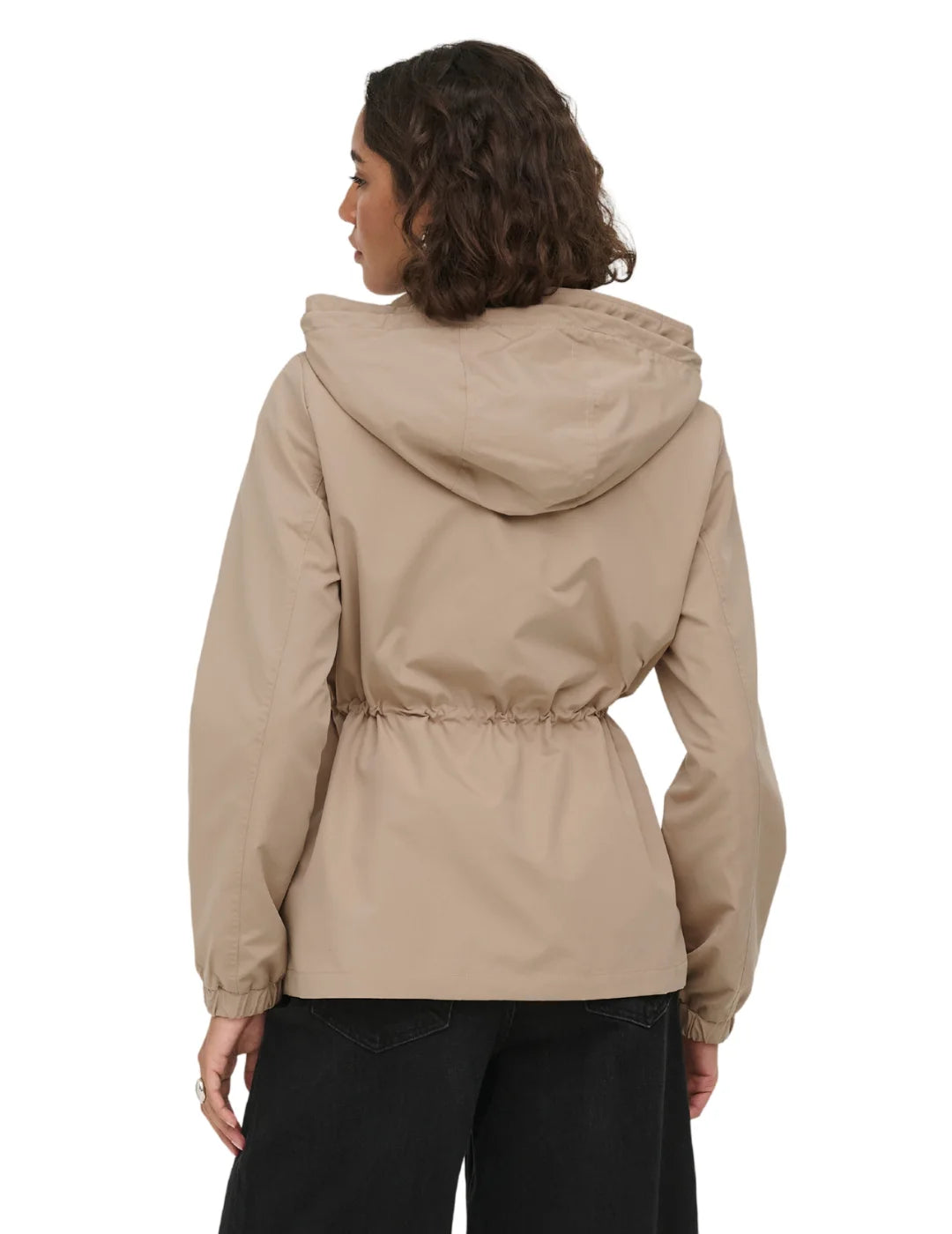 Parka Corta ONLY Asta Beige | Bicos de Fío
