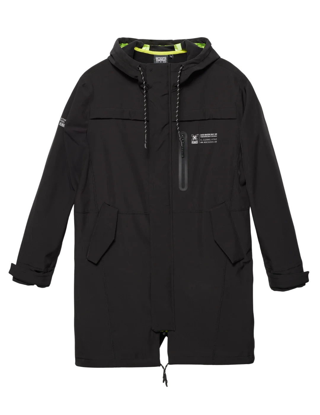 Parka Munich Rain Negro | Bicos de Fío