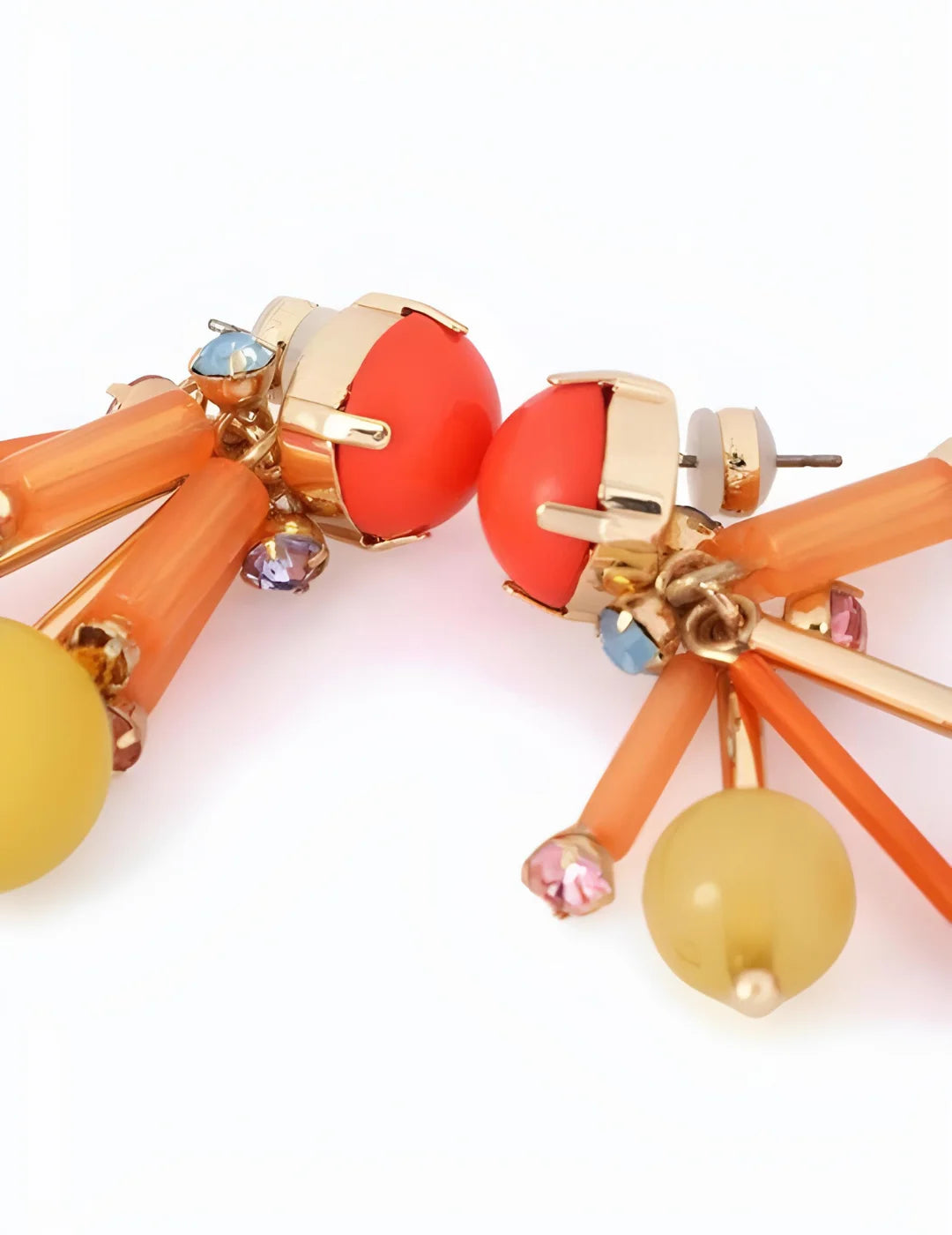 Pendientes Lola Casademunt Acrílicos Multicolor | Bicos de Fío