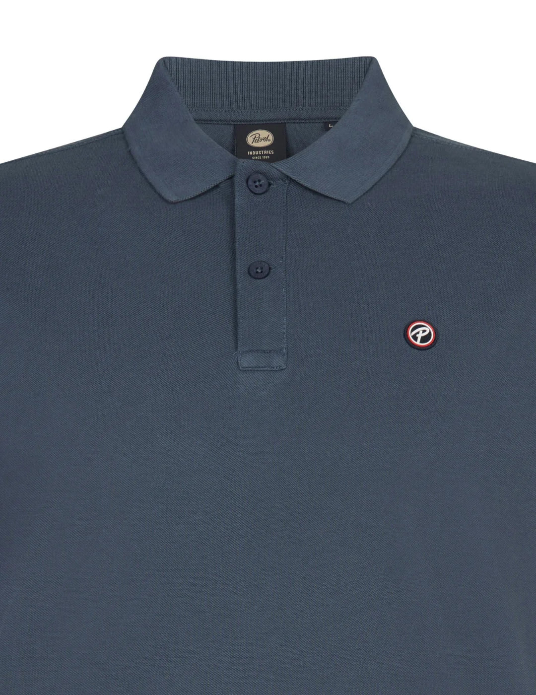 Polo Básico Petrol Industries Dolphin Storm Blue | Bicos de Fío