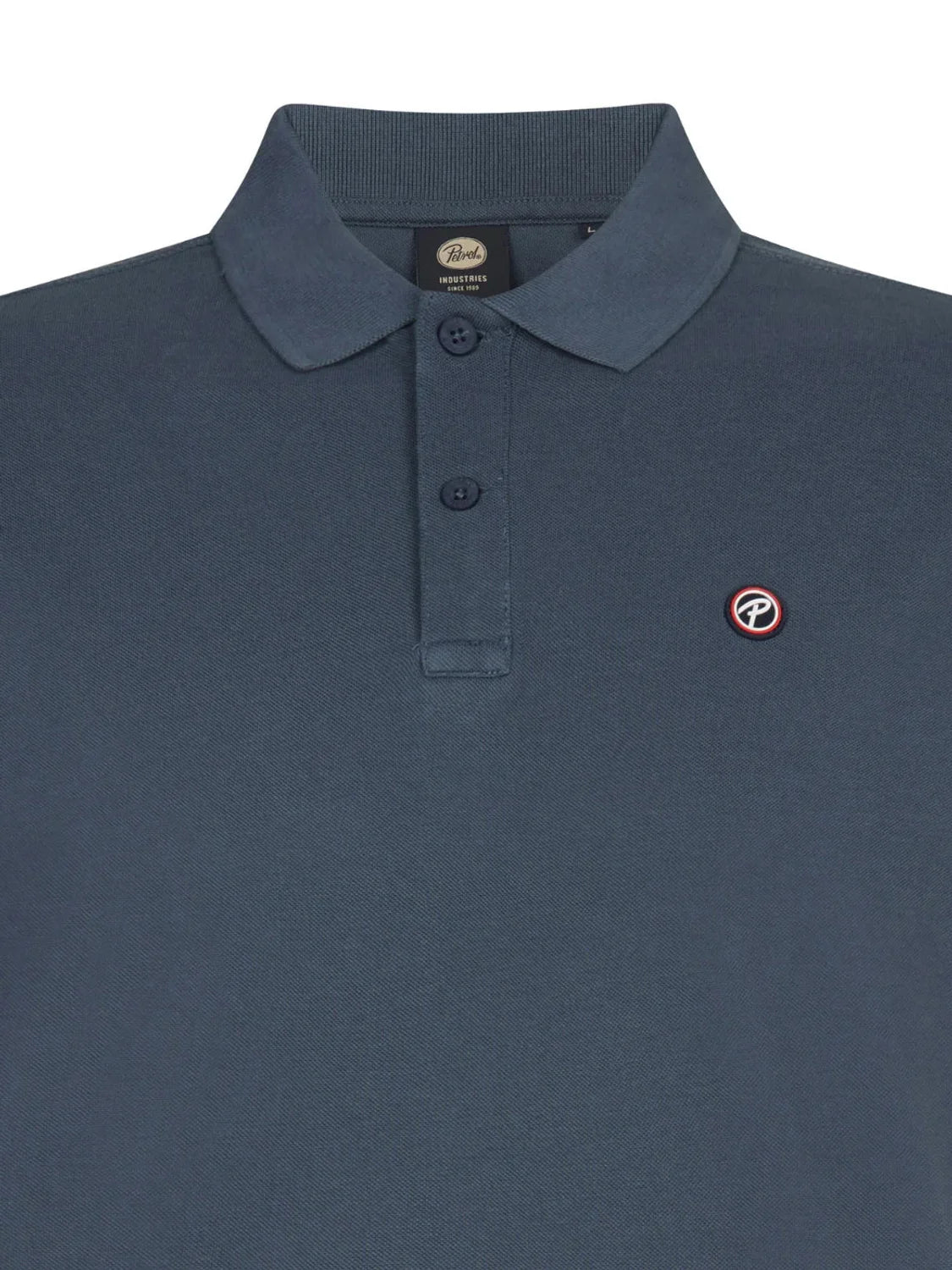Polo Básico Petrol Industries Dolphin Storm Blue | Bicos de Fío